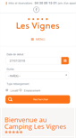 Mobile Screenshot of les-vignes.com
